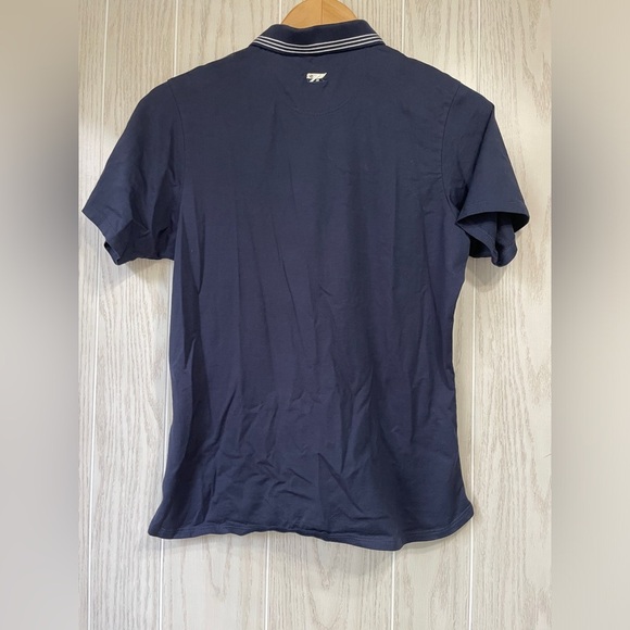 BOGO Cutter and Buck Women’s BOGO Medium Golf Polos (One Navy/One Tan) EUC - Picture 3 of 5
